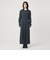 【WEB限定 Wardrobe DAILY MINIMAL】リブニット フレアワンピース