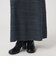 【WEB限定 Wardrobe DAILY MINIMAL】リブニット フレアワンピース