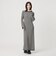 【WEB限定 Wardrobe DAILY MINIMAL】リブニット フレアワンピース