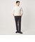 【WEB限定 WARDROBE SMART】マシーンウォッシャブル ウールミックス アゼ クルーネック