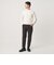 【WEB限定 WARDROBE SMART】マシーンウォッシャブル ウールミックス アゼ クルーネック