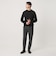 【WEB限定 WARDROBE SMART】マシーンウォッシャブル ウールミックス アゼ クルーネック