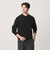 【WEB限定 WARDROBE SMART】マシーンウォッシャブル ウールミックス アゼ クルーネック