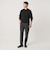 【WEB限定 WARDROBE SMART】マシーンウォッシャブル ウールミックス アゼ クルーネック