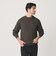 【WEB限定 WARDROBE SMART】マシーンウォッシャブル ウールミックス アゼ クルーネック