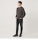 【WEB限定 WARDROBE SMART】マシーンウォッシャブル ウールミックス アゼ クルーネック