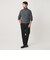 【WEB限定 WARDROBE SMART】マシーンウォッシャブル ウールミックス アゼ タートルネック
