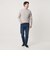 【WEB限定 WARDROBE SMART】マシーンウォッシャブル ウールミックス アゼ タートルネック