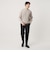 【WEB限定 WARDROBE SMART】マシーンウォッシャブル ウールミックス アゼ モックネック