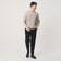 【WEB限定 WARDROBE SMART】マシーンウォッシャブル ウールミックス アゼ モックネック
