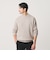 【WEB限定 WARDROBE SMART】マシーンウォッシャブル ウールミックス アゼ モックネック