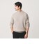 【WEB限定 WARDROBE SMART】マシーンウォッシャブル ウールミックス アゼ モックネック
