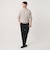 【WEB限定 WARDROBE SMART】マシーンウォッシャブル ウールミックス アゼ モックネック