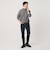 【WEB限定 WARDROBE SMART】マシーンウォッシャブル ウールミックス アゼ モックネック