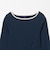 ＜Healthknit＞チューブラー リブ パイピング クルー ロング スリーブ カットソー