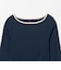 ＜Healthknit＞チューブラー リブ パイピング クルー ロング スリーブ カットソー
