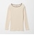 ＜Healthknit＞チューブラー リブ パイピング クルー ロング スリーブ カットソー