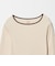 ＜Healthknit＞チューブラー リブ パイピング クルー ロング スリーブ カットソー