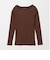＜Healthknit＞チューブラー リブ パイピング クルー ロング スリーブ カットソー