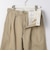 【別注】【WEB限定】＜3/2 WORKS＞GLR 2プリーツ チノパンツ