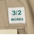 【別注】【WEB限定】＜3/2 WORKS＞GLR 2プリーツ チノパンツ