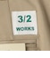 【別注】【WEB限定】＜3/2 WORKS＞GLR 2プリーツ チノパンツ