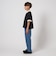 ストレッチデニム ストレートパンツ / キッズ  100cm-160cm - ストレッチ -