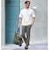 【WEB限定】JUST fit デイリー モック 半袖 Ｔシャツ カットソー -吸水速乾・抗菌-