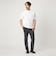 【WEB限定】JUST fit デイリー モック 半袖 Ｔシャツ カットソー -吸水速乾・抗菌-