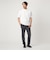 【WEB限定】JUST fit デイリー モック 半袖 Ｔシャツ カットソー -吸水速乾・抗菌-