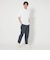 【WEB限定】JUST fit デイリー モック 半袖 Ｔシャツ カットソー -吸水速乾・抗菌-