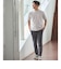 【WEB限定】JUST fit デイリー モック 半袖 Ｔシャツ カットソー -吸水速乾・抗菌-