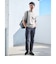 【WEB限定】JUST fit デイリー モック 半袖 Ｔシャツ カットソー -吸水速乾・抗菌-