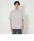 【WEB限定】JUST fit デイリー モック 半袖 Ｔシャツ カットソー -吸水速乾・抗菌-