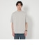 【WEB限定】JUST fit デイリー モック 半袖 Ｔシャツ カットソー -吸水速乾・抗菌-