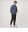 【WEB限定】JUST fit トリコット ドレープ シャツ