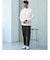 【WEB限定】JUST fit デイリーモック 長袖 Tシャツ -吸水速乾・抗菌-
