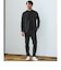 【WEB限定】JUST fit クリーン カノコ モックネック 長袖 Tシャツ -抗菌-