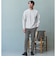 【WEB限定】JUST fit クリーン カノコ モックネック 長袖 Tシャツ -抗菌-
