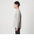 【WEB限定】JUST fit クリーン カノコ モックネック 長袖 Tシャツ -抗菌-