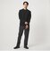 【WEB限定】JUST fit デイリー アゼ モックネック ニット