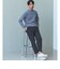【WEB限定】JUST fit デイリー アゼ モックネック ニット