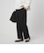 ［size SHORT/TALLあり］カチリラ ストレート パンツ ブラック