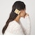 【WEB限定】スクエアマーブル ヘアクリップ