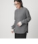 【WEB限定】＜at ease＞ワッフル ヘンリーネック ロングスリーブ カットソー