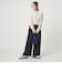 【WEB限定】＜at ease＞ワッフル ヘンリーネック ロングスリーブ カットソー