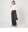 【WEB限定】＜at ease＞ワッフル ヘンリーネック ロングスリーブ カットソー