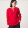 【WEB限定】＜at ease＞ワッフル ヘンリーネック ロングスリーブ カットソー