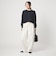 【WEB限定】＜at ease＞ワッフル ヘンリーネック ロングスリーブ カットソー