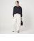 【WEB限定】＜at ease＞ワッフル ヘンリーネック ロングスリーブ カットソー